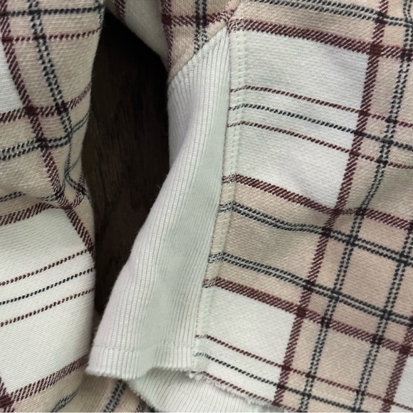 Champion Reverse Weave Plaid Crop Sweatshirt - Picture 3 of 5